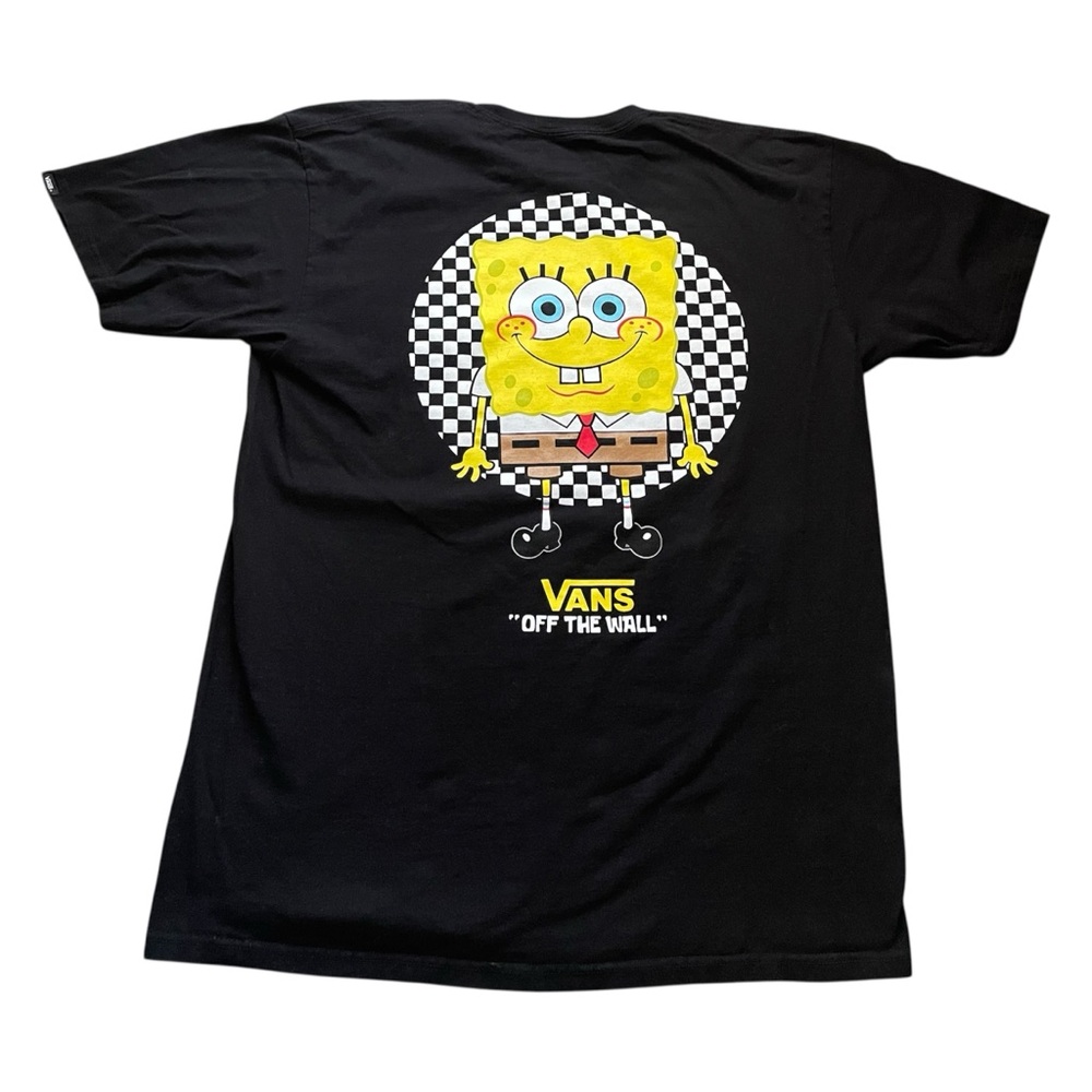 Vans‎ "Off The Wall" SpongeBob SquarePants Black Tee, L